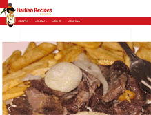 Tablet Screenshot of haitian-recipes.com